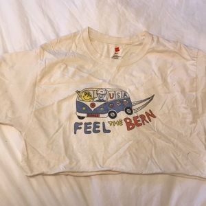 Cropped Bernie sanders tshirt